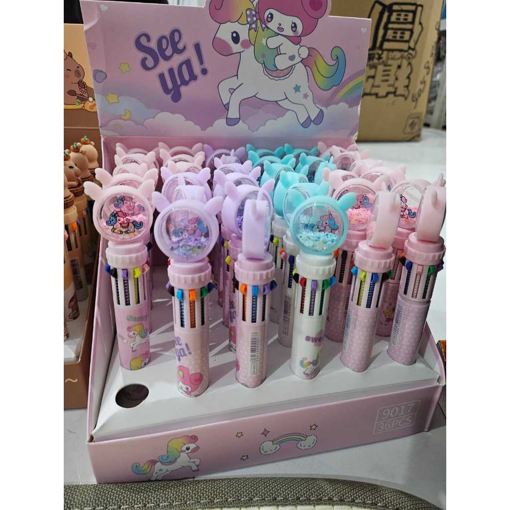 

Pen 10 warna Melody / Pulpen 10-in-1 Melody / pulpen Sanrio Melody / pen Sanrio Melody 0.5mm