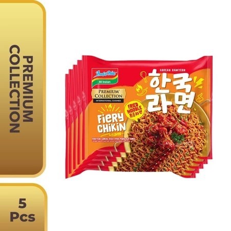 

Indomie Korean Fiery Chickin Isi 5 Pcs