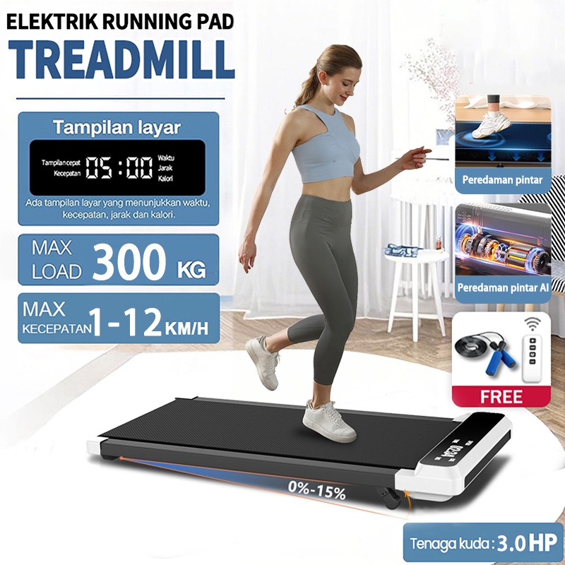 JF Treadmill dengan Kemiringan/Treadmill Kapasitas Besar/Treadmill Portable /Walking Pad