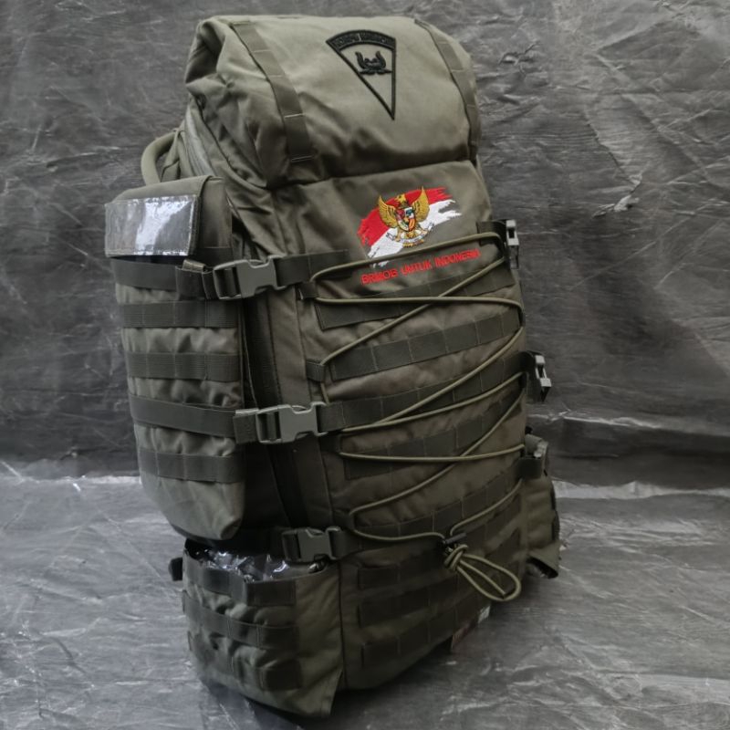 Tas Hijau Jatah Brimob Untuk Indonesia / Tas Hijau Jatah Brimob / Ransel Jatah Brimob