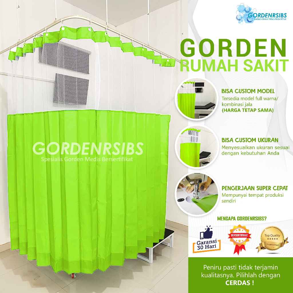 BAHAN GORDEN RUMAH SAKIT-TIRAI GORDEN-MODEL GORDEN PINTU TENGAH