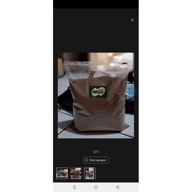 

bubuk susu Milo kemasan 1kg
