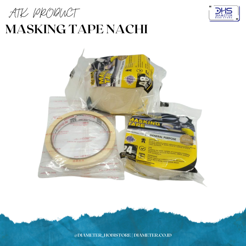 

Masking Nachi Tape / Isolasi Kertas / Masking tape