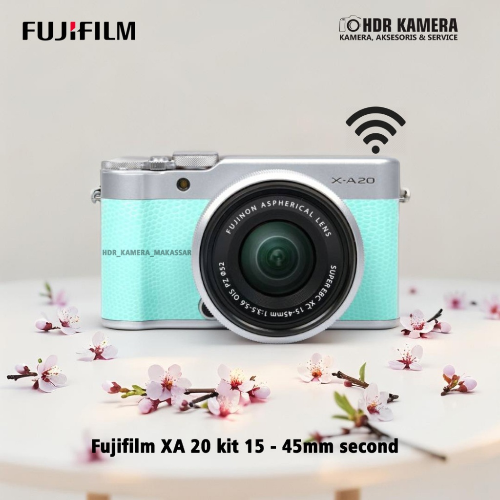 Fujifilm XA20 kit 15-45mm Second Siap Pakai