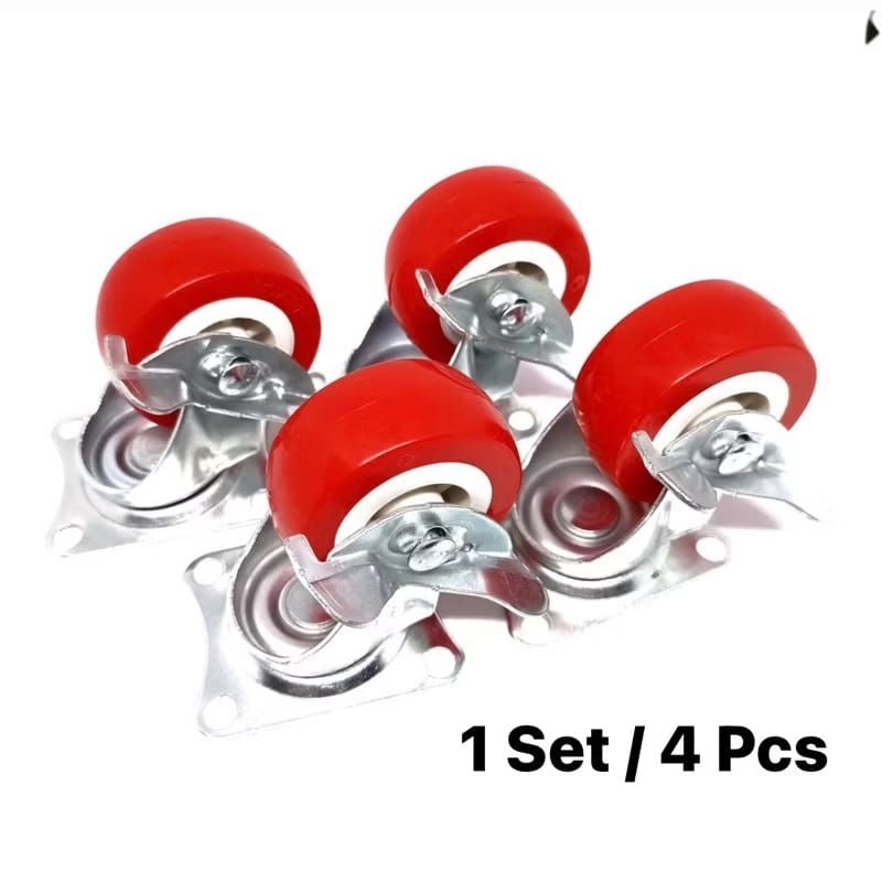 Tambahan Roda Untuk Booth gerobak Lipat Portable