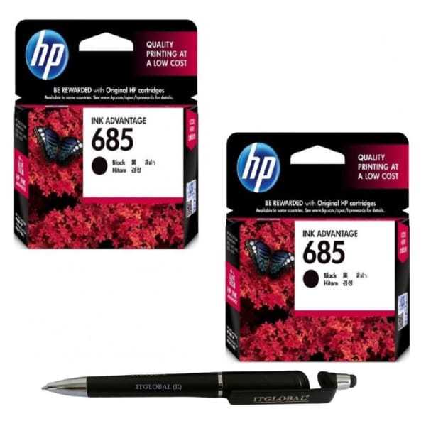 Tinta HP 685 Black/Hitam Original
