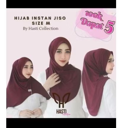 Hijab jiso merk hasti kondisi new