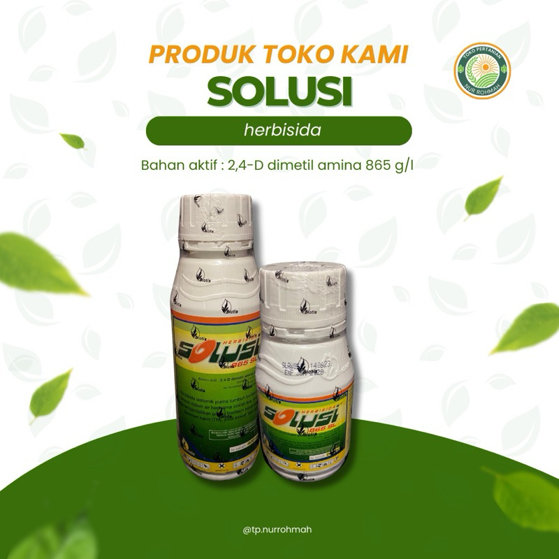 HERBISIDA SOLUSI 865 SL Obat Pertania Pembasmi Rumput  n