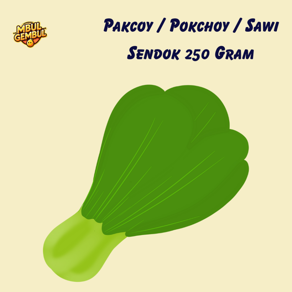 

Pakcoy / Pokchoy / Sawi Sendok Segar 250 Gram – Sayuran Sehat, Renyah, dan Bergizi