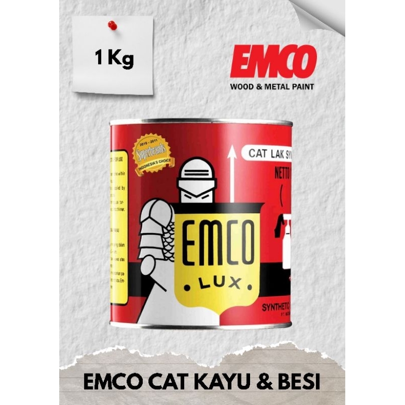 EMCO LUX CAT KAYU DAN BESI 1KG