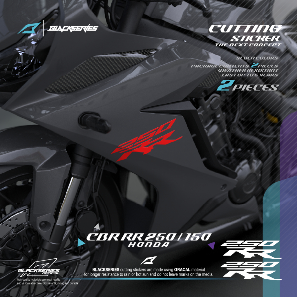 ID CUTTING STIKER CBR 250 RR V4 STIKER CBR RR CBR 250 CBR 150RR