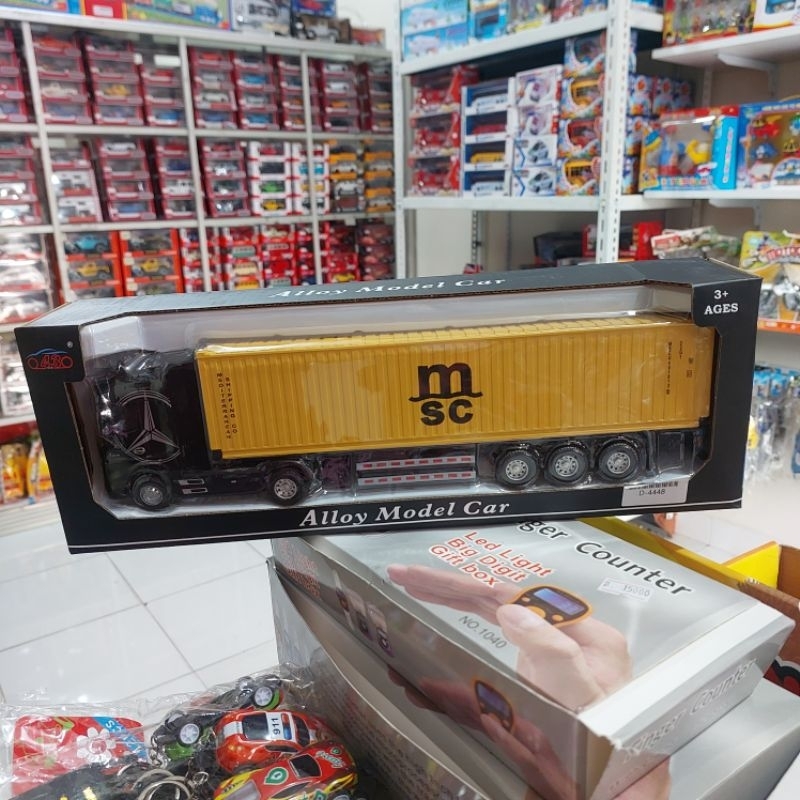 Diecast Miniatur Truck Container - Truk Kontainer - Truk Trailer