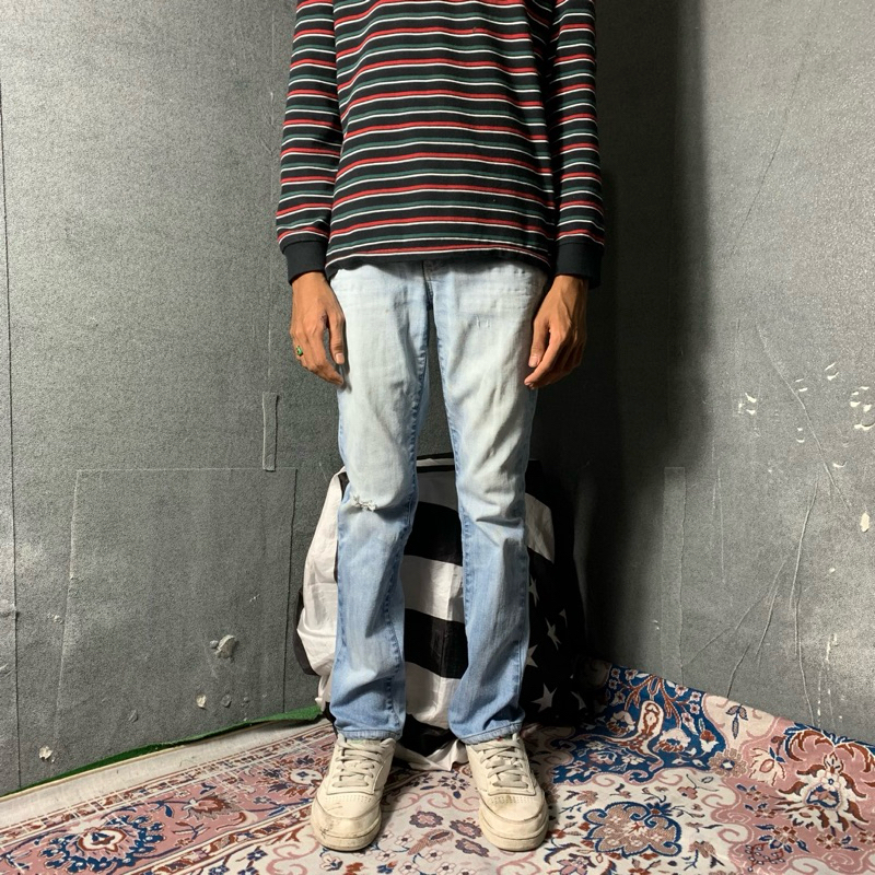 LIGHT BLUE JEANS GUESS REGULAR FIT SECOND ORIGINAL