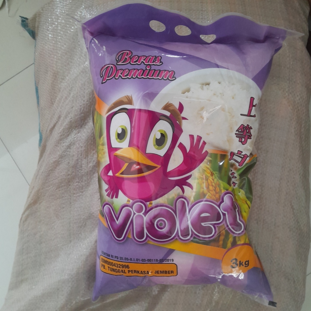 

Beras Premium Violet 5 kg