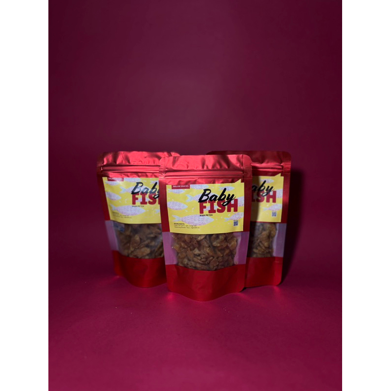 

MALAM Snacks - Baby Fish - Kulit Ikan Petek Crispy - 20gr