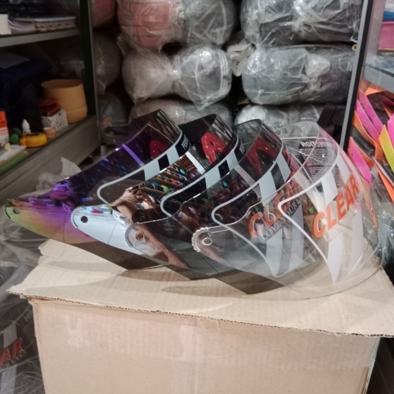 KACA HELM GM EVO LOTION ORIGINAL CLEAR / KACA HELM GM FIGTHER BERGERIGI