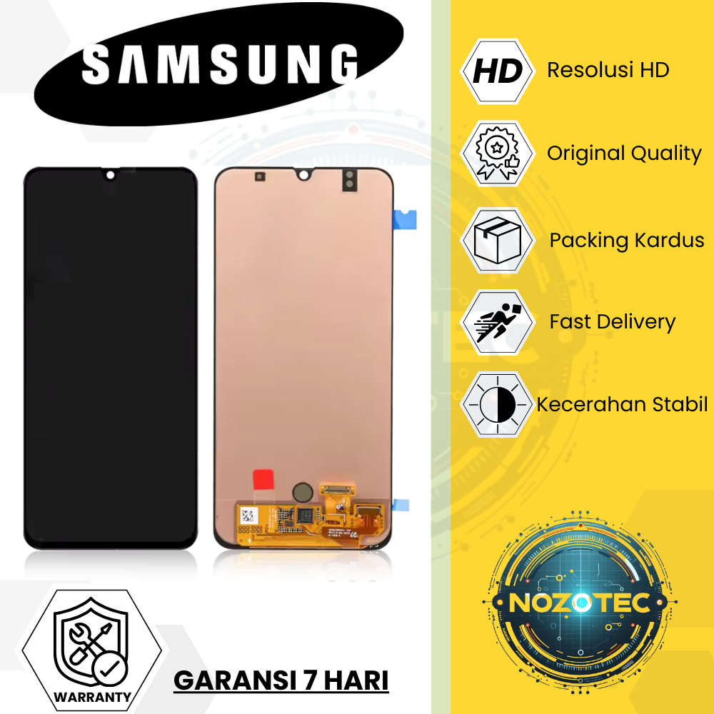 LCD TOUCHSCREEEN HP SAMSUNG GALAXY A30 (2019) / A50 / A305 / A505 / A50S / A507 / COMPLETE SPAREPART
