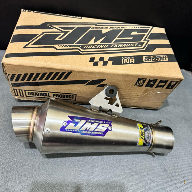 SLINCER KNALPOT JMS ORIGINAL TYPE FANTERA CORNELO   EMBLEM BLUE FREE BOX