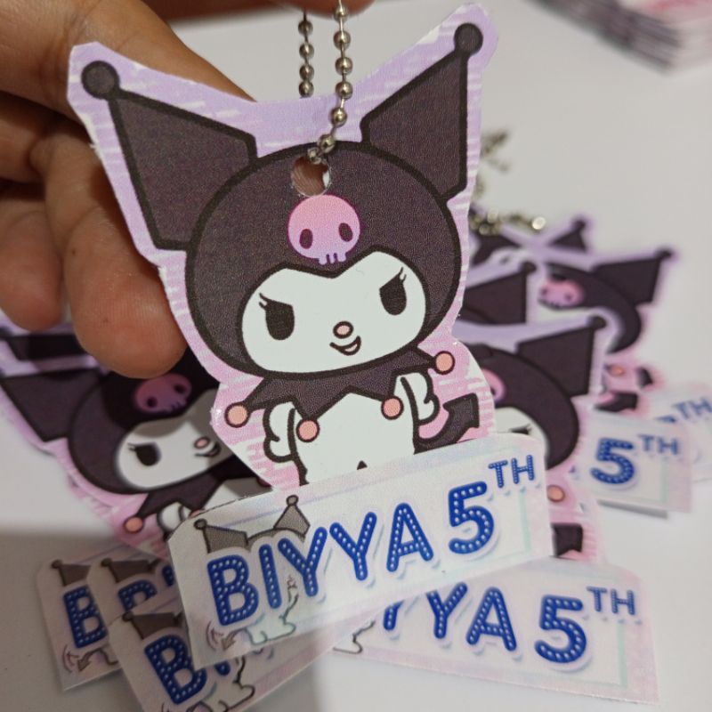 

KUROMI HANGTAG ULTAH BIRTHDAY TEMA KUROMI