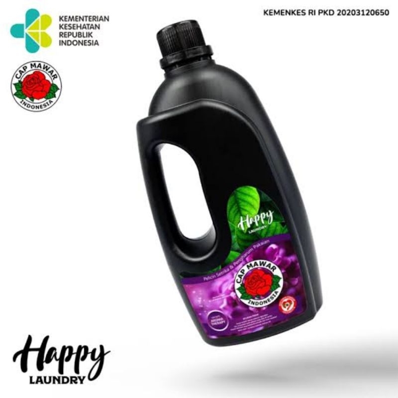 TERMURAH Pelicin Pewangi pakaian Pewangi Pakaian Laundry Cap Mawar 1000ml COD BAYAR DI TEMPAT