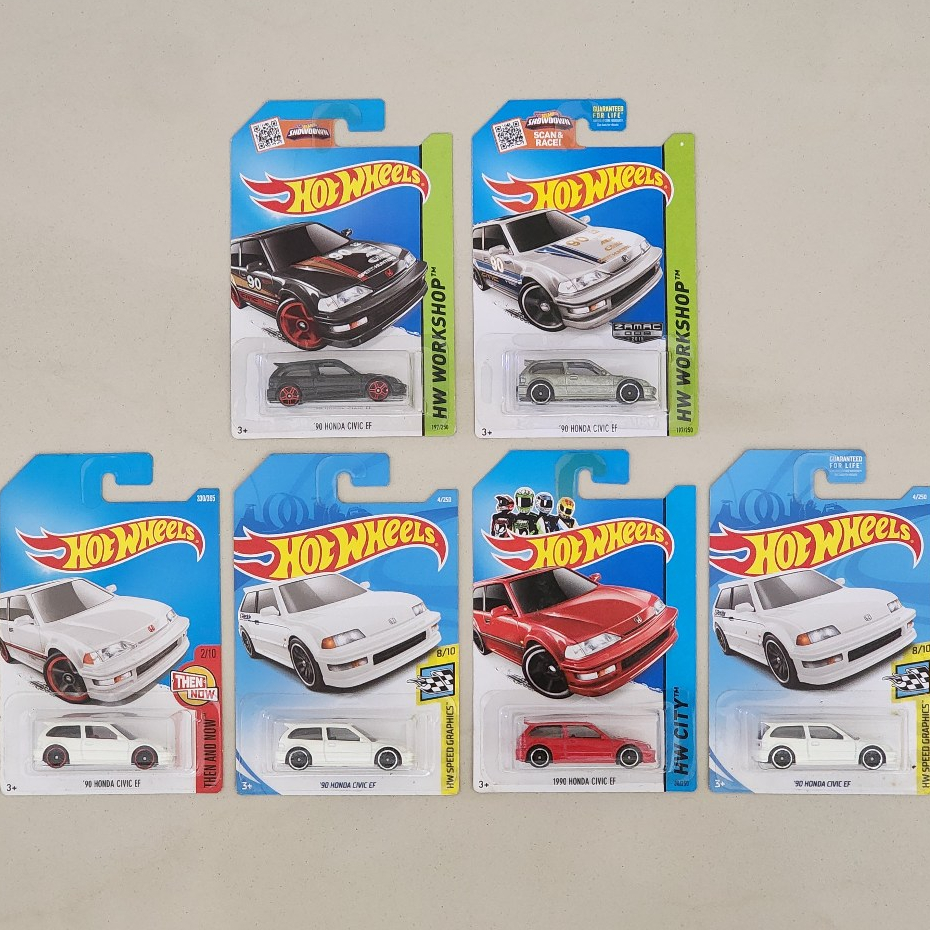 Hot Wheels Civic EF Error Tampo