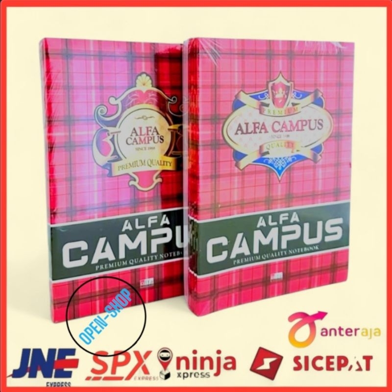

[10 Buku] Buku tulis BMC/ALFA Campus 36 lembar / buku catatan ukuran boxy panjang