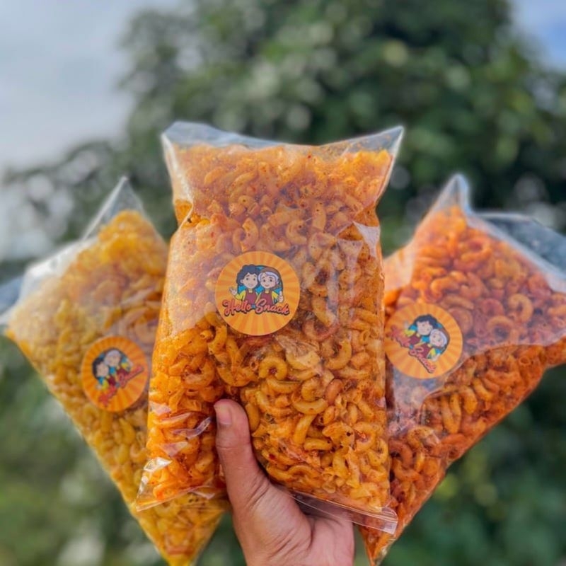 

PROMO !!! 1 KG Makaroni Cikruh Pedas / Ext Pedas / Original Daun Jeruk.