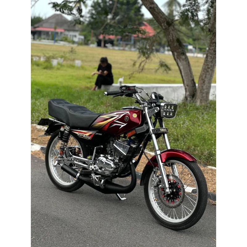 Jok Rx King Tahu Style Medan Super Tebal Kulit Hitam Polos Terbaik