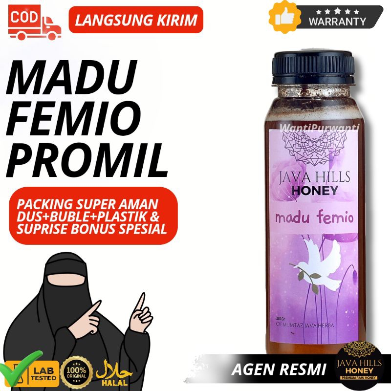 

[ LANGSUNG DIKIRIM ] madu FEMIO javahills ASLI 100% (bisa cod) javahillshoney KHUSUS WANITA MUMTAZ JAVA HERBA lancar menstruasi bulanan isi 320gram