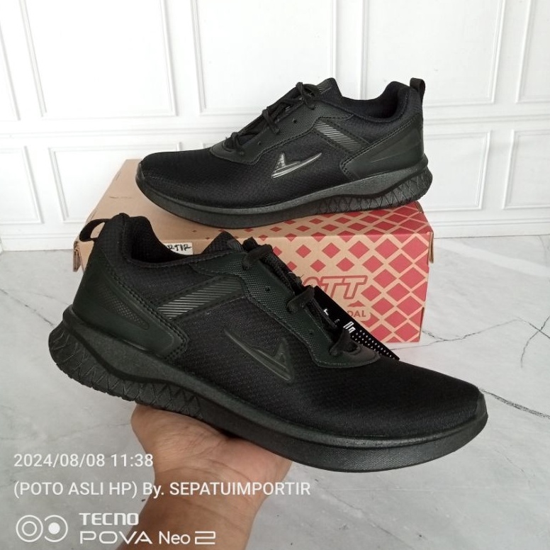 55HARGA TERMURAAH POTO ASLI HP Sepatu Pro ATT PC 95  PI 6  IVO 555  SEPATU SEKOLAH HITAM HITAM  SEPA