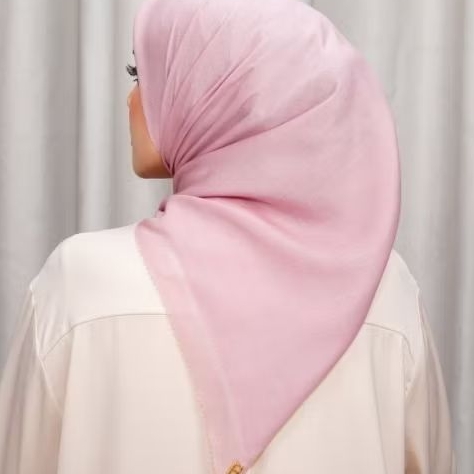 Today scarf Lotus Buttonscarves Jilbab Pink Voal