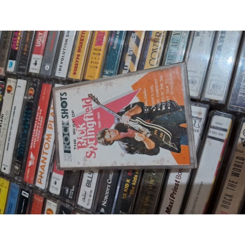 Kaset Pita Rockshots Rick Springfield Original