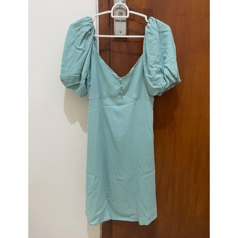 PRELOVED - Dress sage green