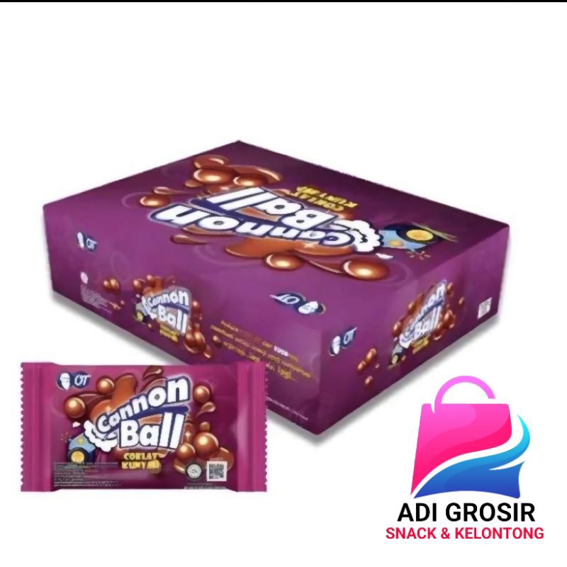 

CANNON BALL Cokelat Kunyah 1 Box isi 24 pcs