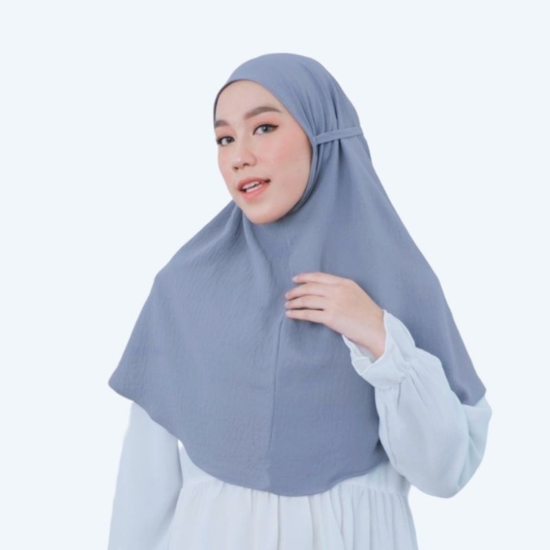 HIJAB BERGO INSTAN CRINKLE PREMIUM/BERGO CRINKLE AIRFLOW SIZE M