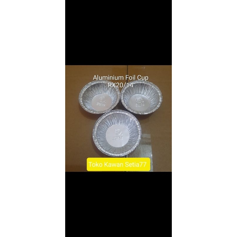Aluminium Foil Cup RX 20/14 Tanpa Tutup