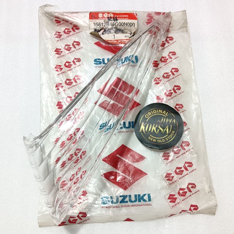 Mika Kaca Lampu Sein Sen Ritting Depan Suzuki Spin 125 Spin125 Kiri Asli Original Sgp
