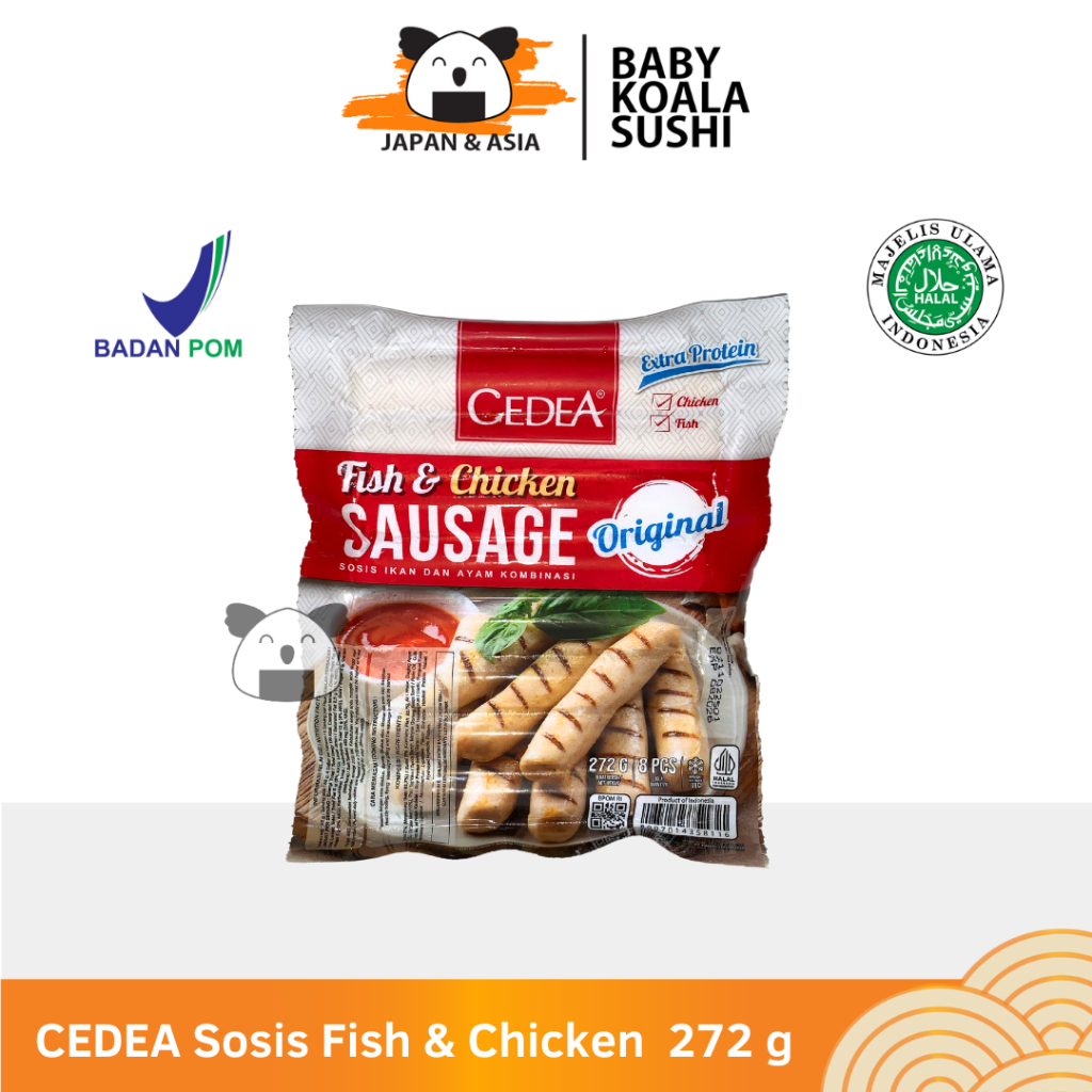 

CEDEA Fish & Chicken Sausage Original 272 g Halal I Sosis Ikan dan Ayam Kombinasi