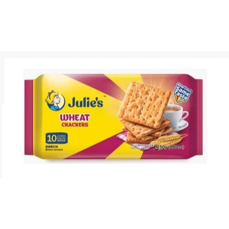 

Julie's Wheat Crackers / Biskuit Gandum Mentega Julies 250gr