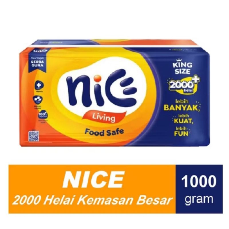 NICE TISU ISI 2000 HELAI. PALING BESAR.