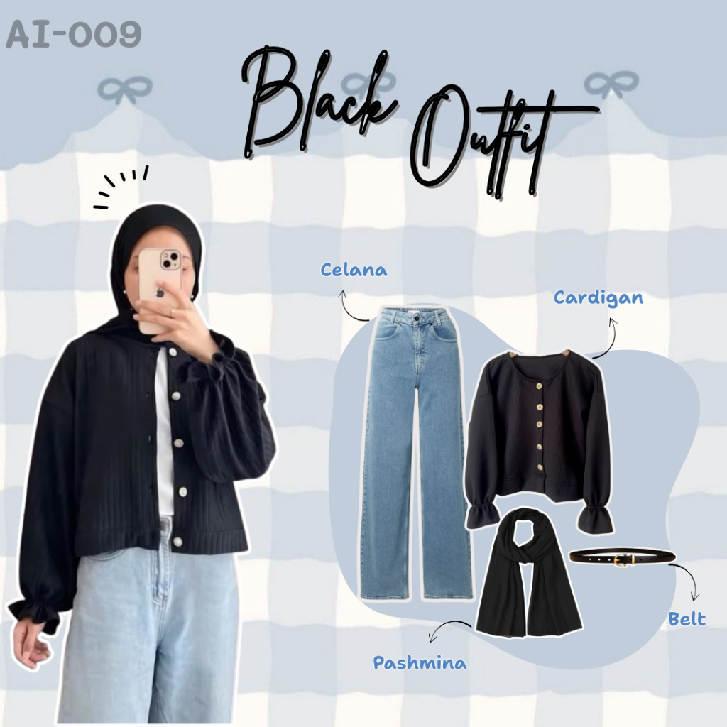 Nobioutfit - one set wanita kekinian ootd remaja kekinian ootd korean style ootd pantai ootd cardiga