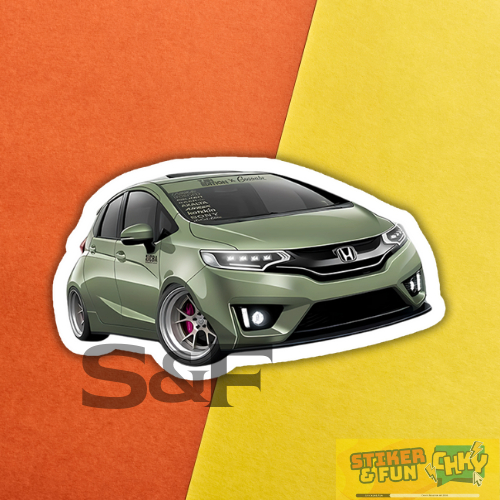 

Stiker Sticker Vinyl Laminasi HONDA JAZZ GK5 Vol 16