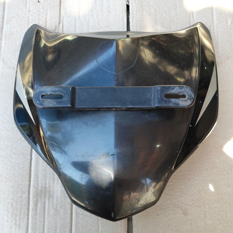 cover tameng depan dudukan plat nomer HONDA SUPRA X 125 HELM IN original KYZA