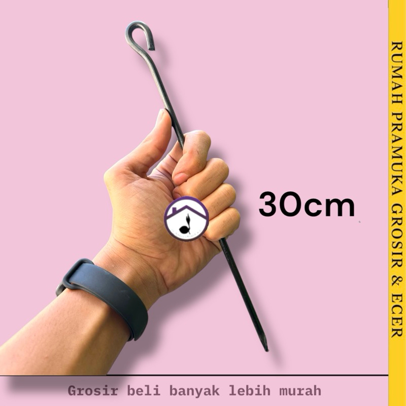 Pasak Besi 30cm / Pasak Tenda Pramuka Besi
