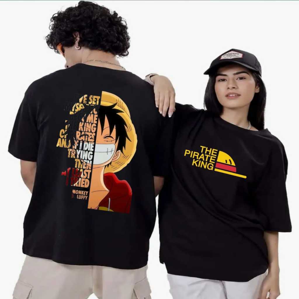 Kaos One Piece kapal / Kaos Distro T-Shirt / Kaos Lengan Pendek