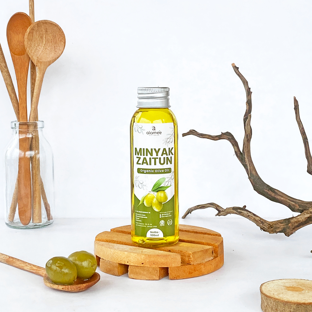 

ALAMEE Minyak Zaitun Asli Untuk Diminum Olive Oil Extra Virgin Organic Organik Masak EVOO 100ml