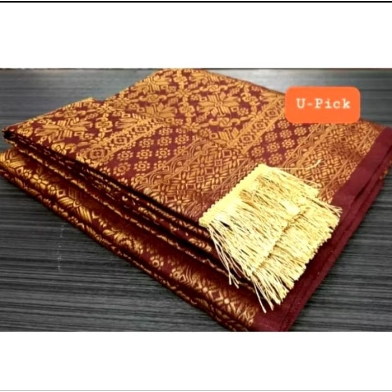 Rok songket set selendang/Rok songket + selendang berbahan songket/untuk bawahan kebaya