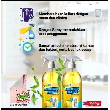 SONIC PEMBERSIH KULKAS/Sonic pembersih kulkas/Polki pembersih kulkas/cairan pembersih multifungsi(25