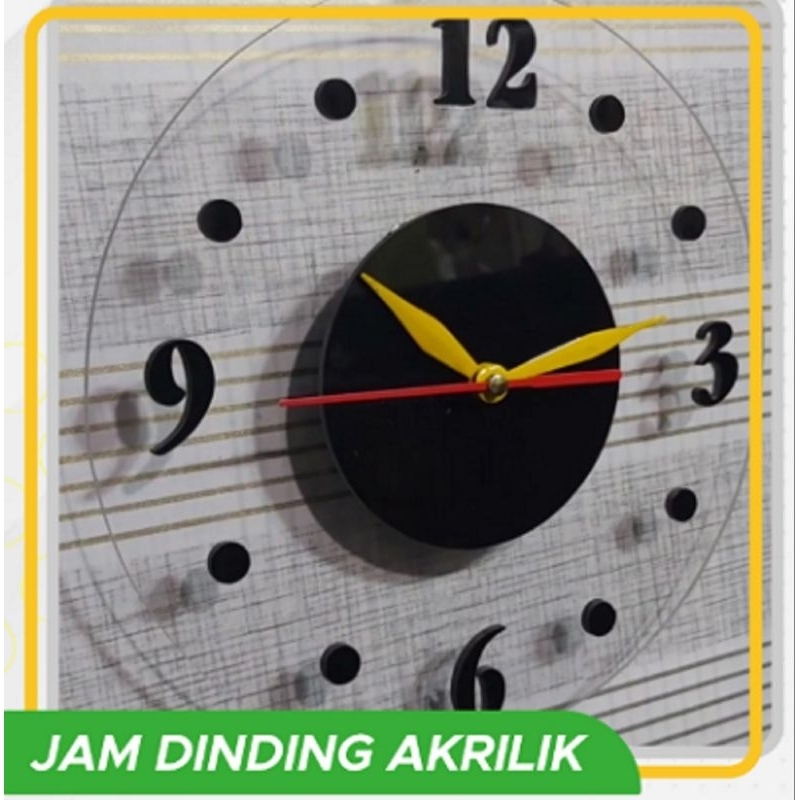 Jam Dinding Akrilik