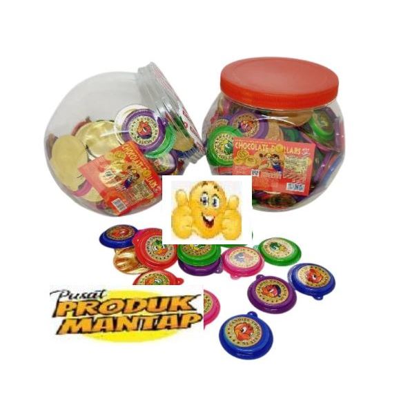 

Pusan Dollar Blister isi 125 / Coklat Keping Koin Karakter / Coin Blister